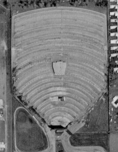 Dearborn Drive-In Theatre - Old Aerial (newer photo)